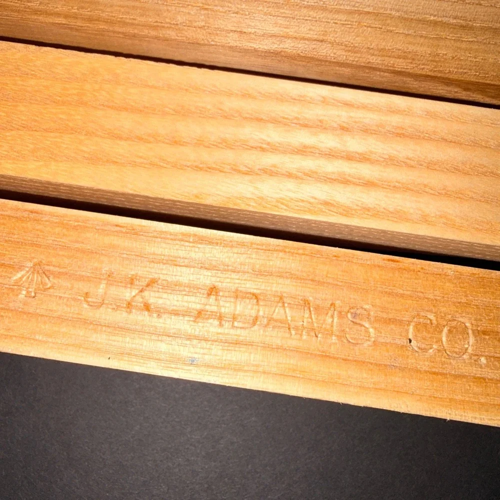 J.K. Adam's Co 15 Slots & 1 Honing Slot In-Drawer Solid Wood Knife Block Holder